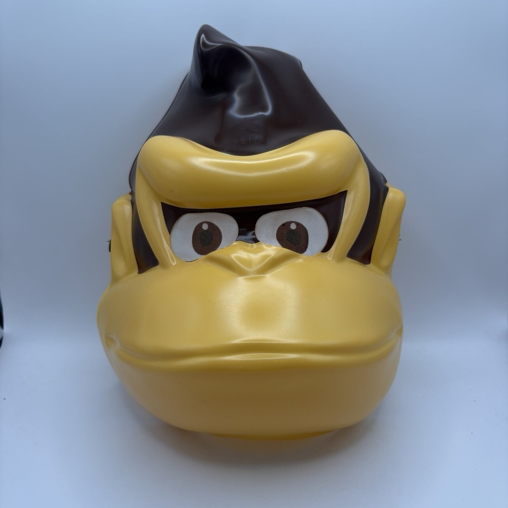 Donkey Kong Halloween Mask Super Mario Bros Adult Costume Nintendo Cosplay